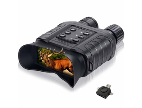 Óculos Visão Noturna Ir 1080p 4x20 Zoom 3000m Foto Vídeo Caça Vigilância Noir Bestvite