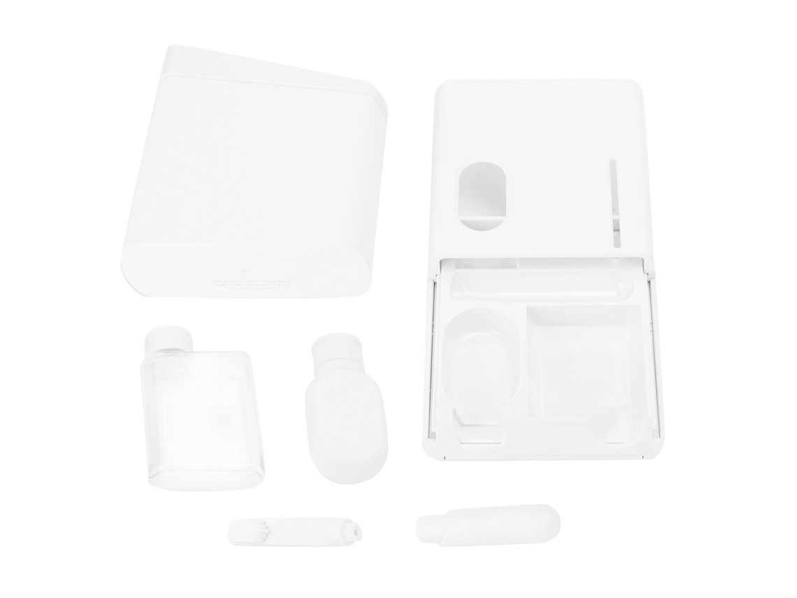 Kit De Viagem Laxiscreed 6 Em 1 Com Produtos De Higiene Bucal, Barbear E Armazenamento Portátil