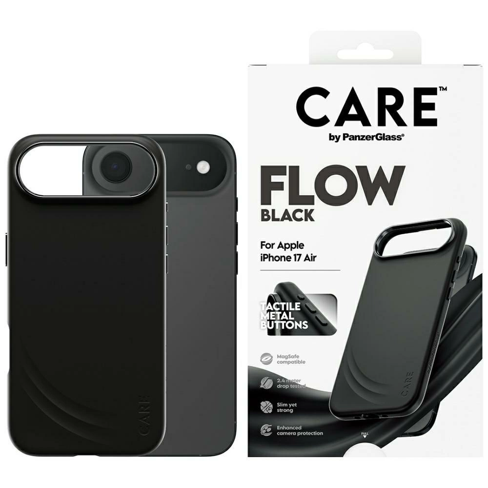 Capa Panzerglass Care By Feature Flow Para Iphone Air Com Proteção Magsafe