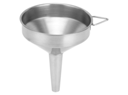 Funil de Aço Inoxidável 304 Espesso 11cm para Transferir Líquidos e Ingredientes Secos | S/MARCA