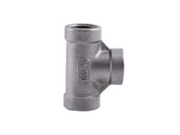 Conjunto De Tee Em Aço Inox Com Roscas Internas Laxiscreed Em Aço 304 De Alta Durabilidade