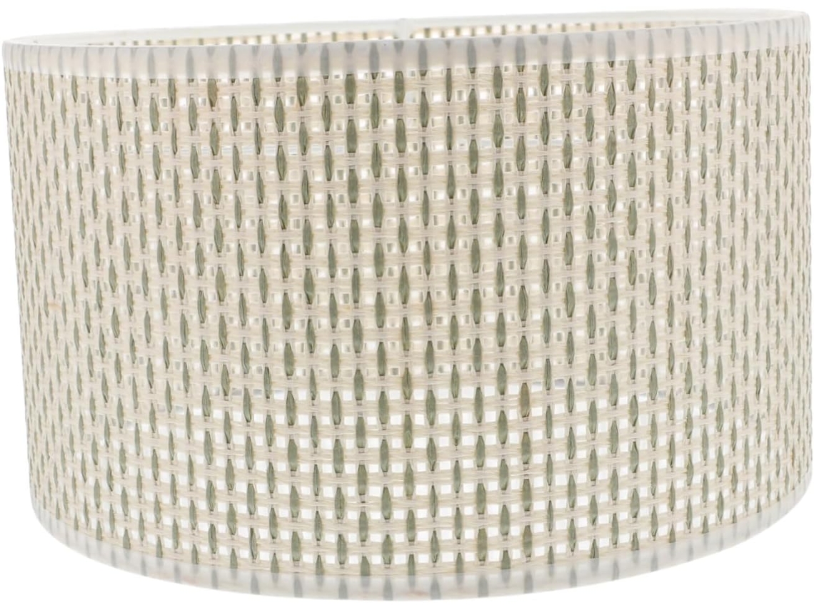 Abajur Moderno em Rattan Sintético Trançado Bege, Soquete E27, para Luminária de Mesa, Acessório de Iluminação 25 SFUSHOS