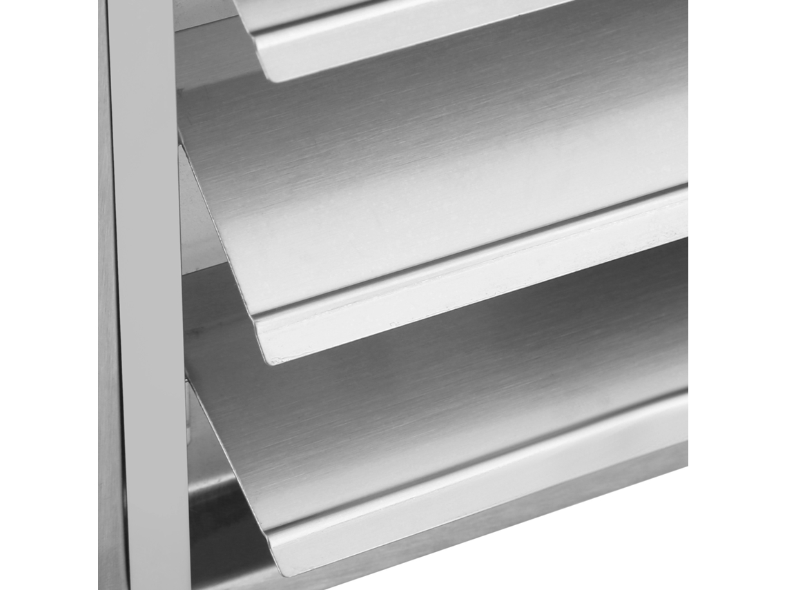 Vento de Parede Inox 100mm Secadora Exaustor Quadrado