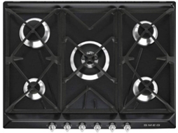 Placa de Gás SMEG SR975NGH (Gás Natural - 70 cm - Preto)