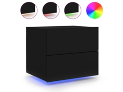 Wall-mounted Bedside Cabinet, Wall-mounted Bedside Cabinets Vidaxl Preto Madeira Processada (n/a)