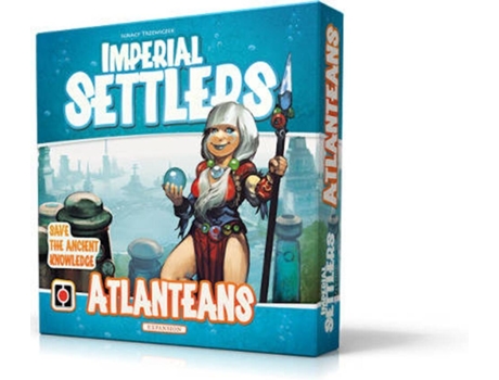 Jogo de Tabuleiro Imperial Settlers: Atlanteans (Idade Mínima: 10 - Nível Dificuldade: Intermédio)