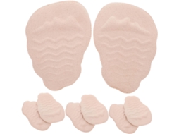 Conjunto De 4 Pares Protetores Gel Para A Parte Frontal Do Pé, Ideais Para Mulheres Oferecem Amortecimento Macio Os Pés