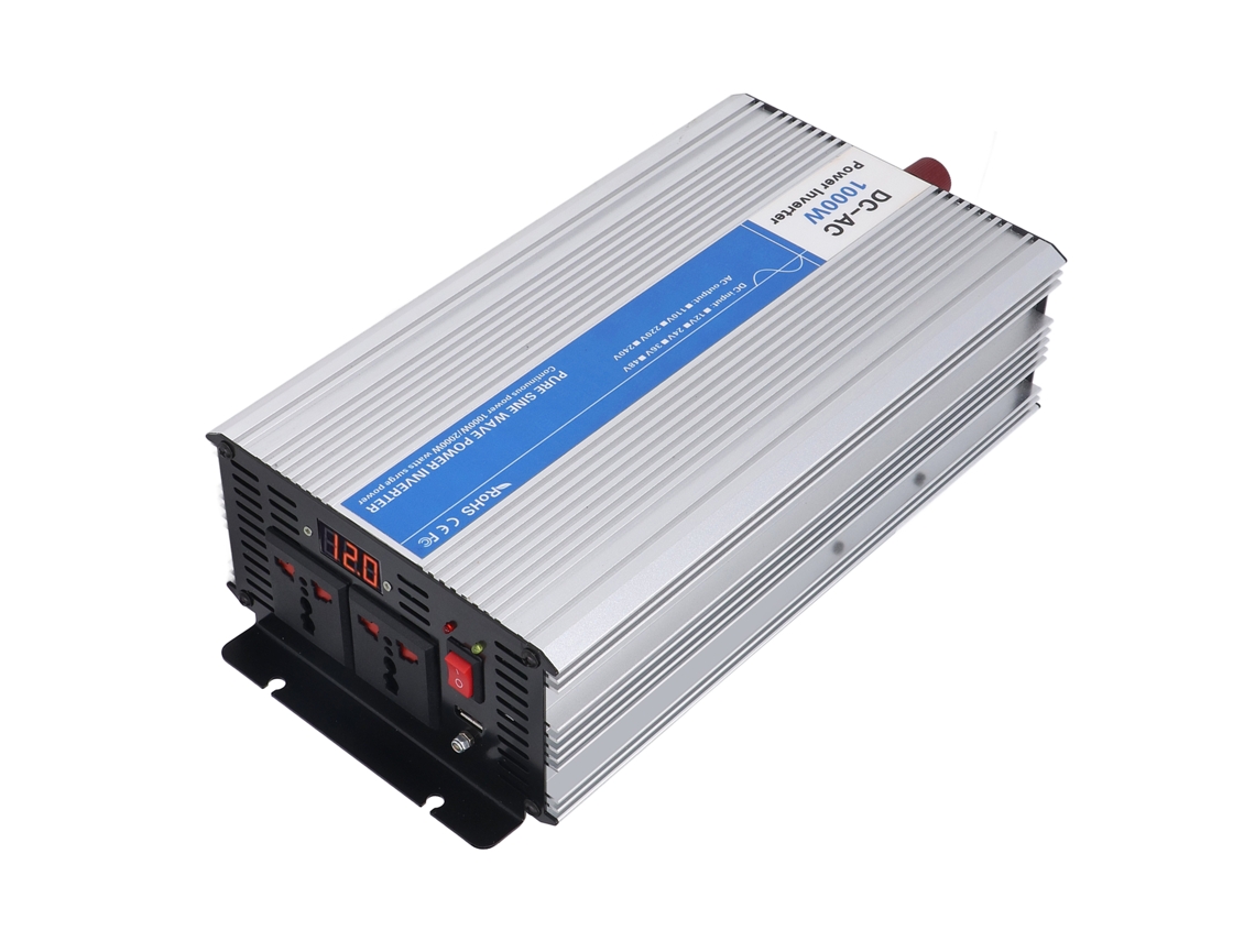 Laxiscreed Inversor De Carro 1000w (220v, Onda Sínusica Pura) Para Viagens