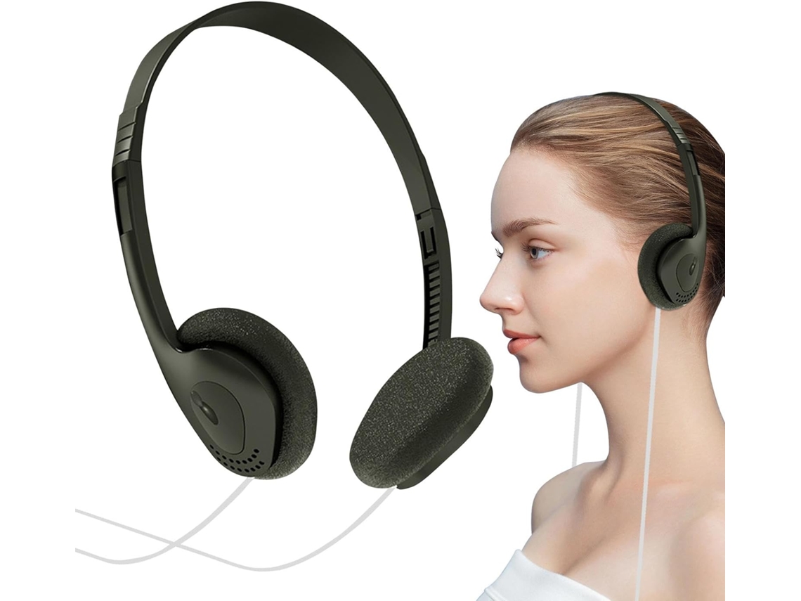 Fones De Ouvido Retrô Supra Auriculares Confortáveis Com Design Vintage Estéreo