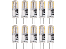 Lâmpadas Led G4 Reguláveis, Soquetes J C Bi Pin, Lâmpadas De 1,2 W Ca/cc 12 V Brilvibera