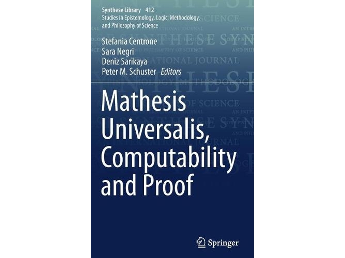 Livro Mathesis Universalis, Computability and Proof (Inglês)
