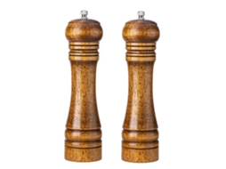 Moedor De Cozinha De Madeira Para Sal E Pimenta, Moedor De Sal E Pimenta Aquaforge