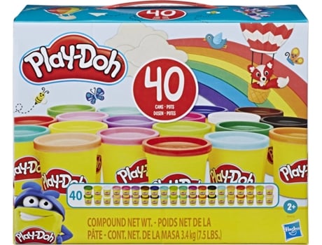 Plasticina  Fantastic Pack de 40 potes (Idade Mínima: 2 anos)