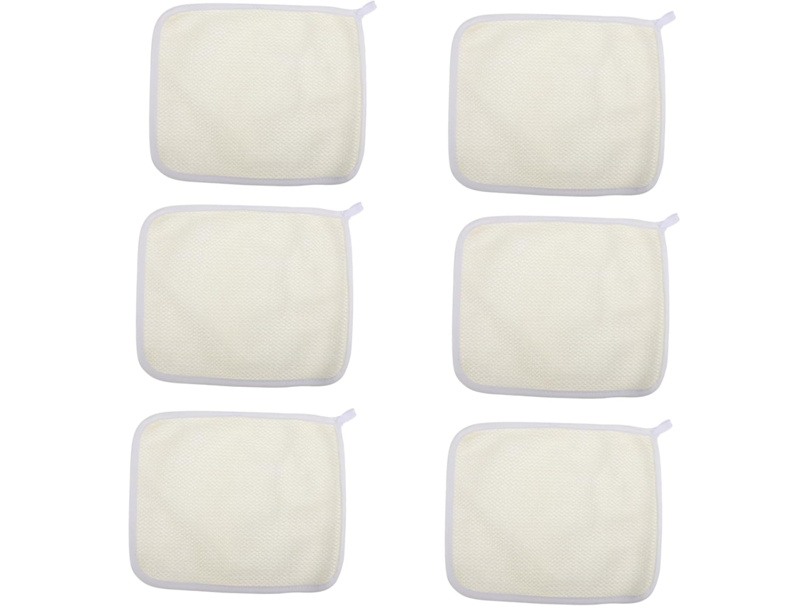 Conjunto De 6 Toalhas De Banho Esfoliantes Em Nylon Para Corpo E Rosto, Ideais Para Spa E Academia Gokoco