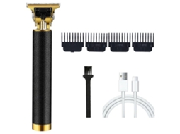Aparador de Cabelo Profissional Cortador de Cabelo de Corte Próximo com Lâmina em T para Homens Aparador Sem Fio Recarregável JEDBESETZT