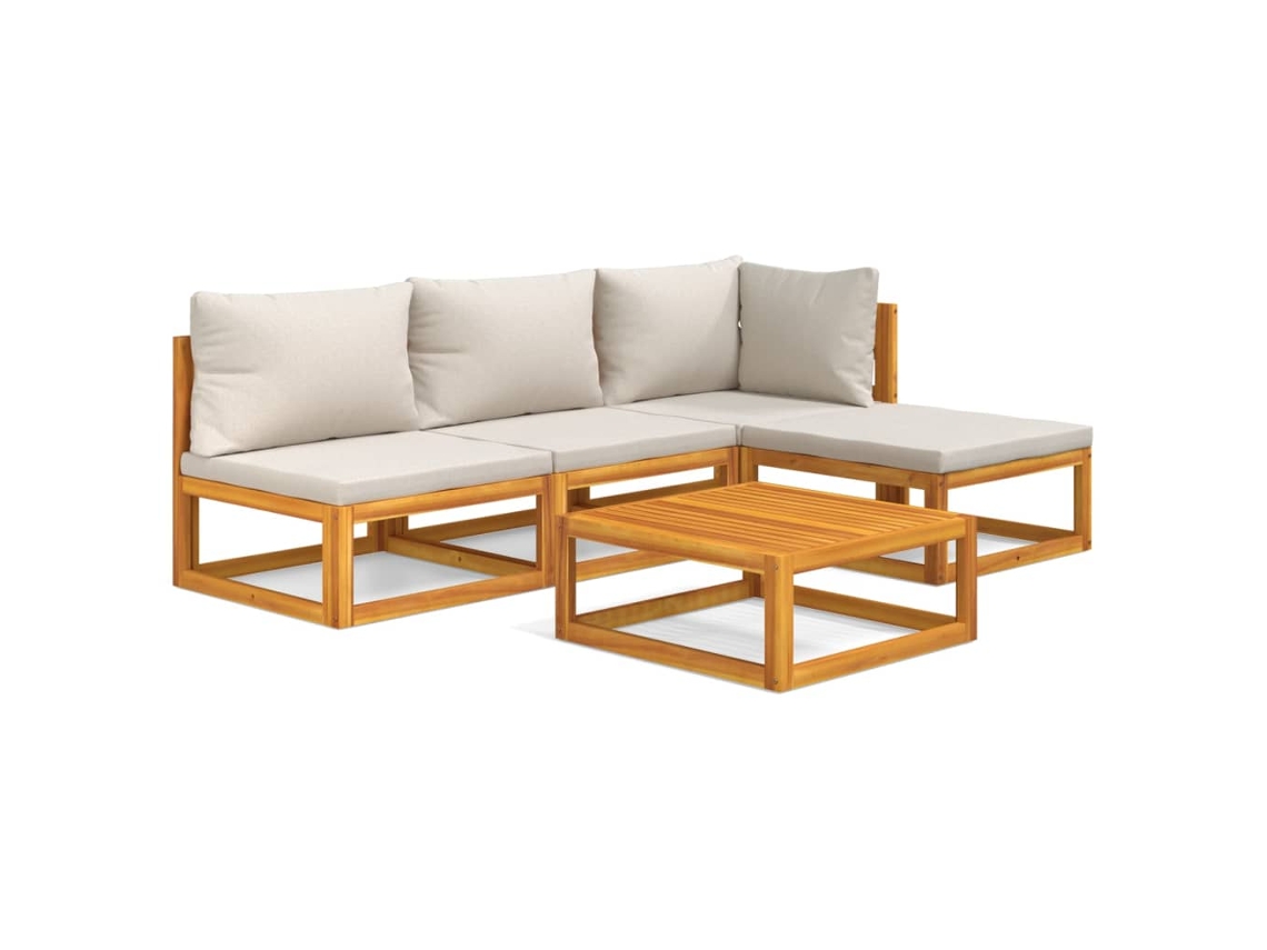 Garden Lounge Set, Garden Lounge Sets Vidaxl Marrom Madeira De Acácia (n/a)