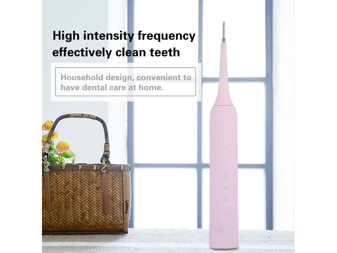 Laxiscreed Escova Elétrica Sónica Para Remoção De Tártaro E Manchas Dentárias