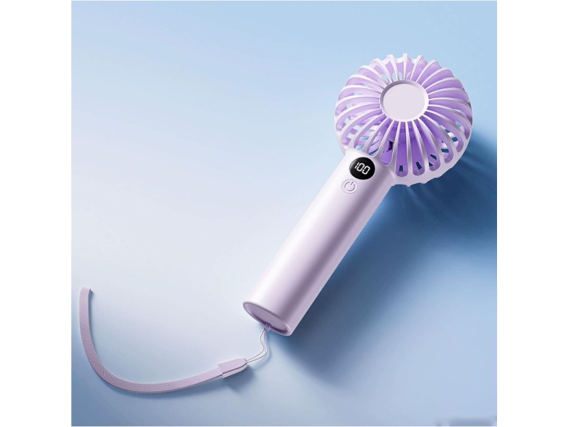 Ventilador Portátil com Três Velocidades Recarregável para Uso Externo Multifuncional Usb