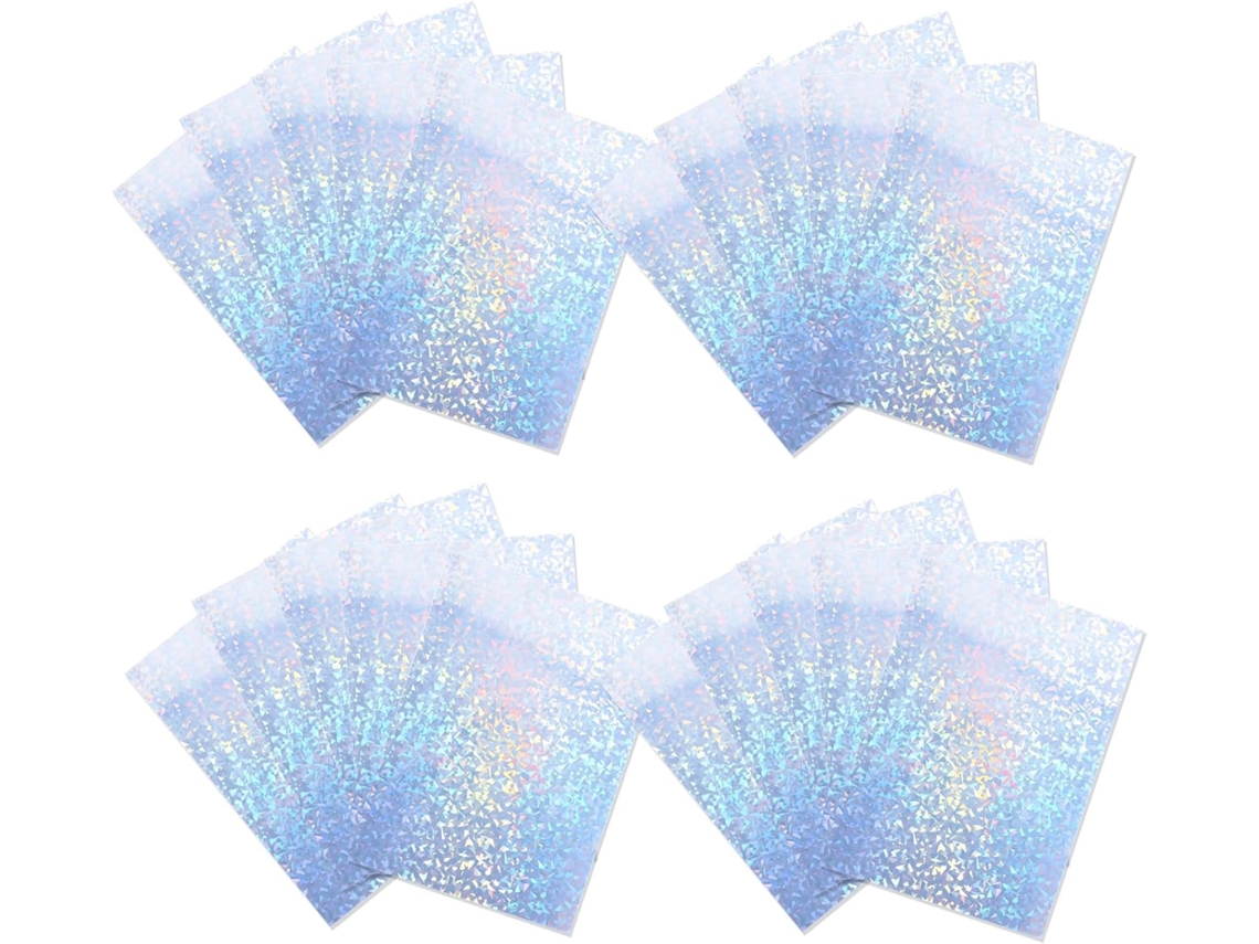 Papel adesivo holográfico imprimível, superfície brilhante, 20 folhas para impressoras Ink Jato, ideal para