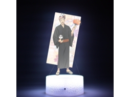 Luminária Noturna Led com Fundo de Quimono, Estilo Personagem de Desenho Animado, Lâmpada Decorativa BRILVIBERA