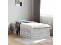 Vidaxl Estrado De Cama Sonoma Cinzento 80 X 200 Cm