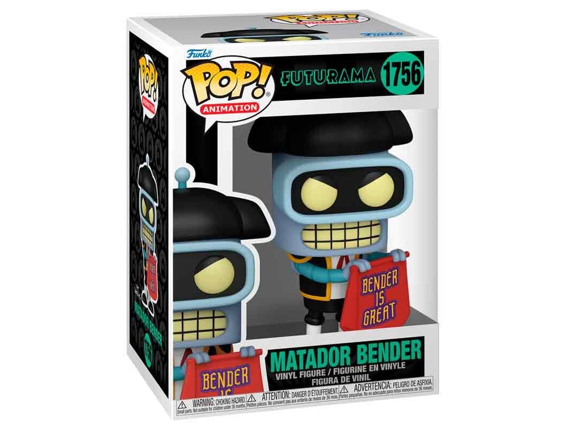 Figura Pop Futurama Matador Bender