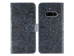Capa De Celular Flip Em Couro Com Relevo De Flor De Renda Para Nothing Phone 3a