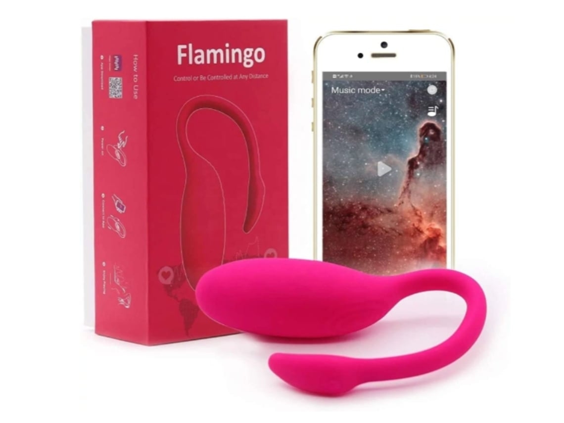 Vibrador App Controlled Wearable Vibrador Bluetooth Brinquedos Sexo Rosa