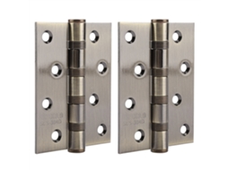 Bisagra de porta de aço inoxidável 4in 3mm com pino solto rolamento silencioso galvanização amarela S/MARCA