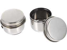 Conjunto De 2 Escovas De Aço Inoxidável Prateadas Para Lavar Louça, Com Tampa.