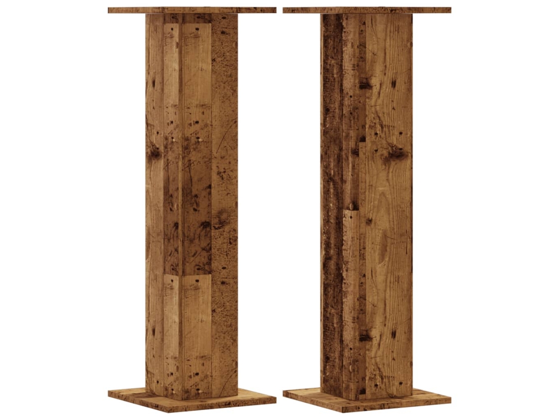 Plant Stand, Plant Stands Vidaxl Marrom Madeira Processada (30 X 30 X 95 Cm)