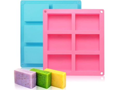 Pacote De 2 Moldes De Silicone Para Sabonetes SUNSHINE SMILE