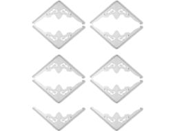 Coins Surface Lisse Et Légère Metálicos Em Alliage De Zinc Vintage 10 Peças Para Álbuns E Carnets Para