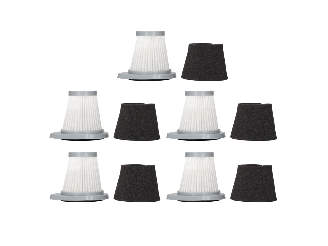 Filtro De Partículas De Alta Eficiência Para Aspirador De Pó Portátil Haier Zl601a Zl601r, 5 Conjuntos De Filtros De Partículas Com Manga De Espuma