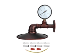 Rebe-lâmpada De Parede E27 Led Retro Com Tubo Antigo 85-265v Apoio Para Café Bar Corredor Vermelho