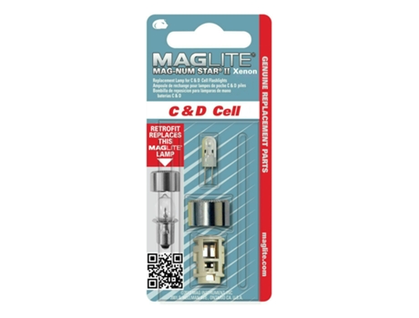 Lâmpada Magnum MAGLITE Estrela Ii Xenon Lâmpada de 2 Células Pacote de Lâmpada Simples