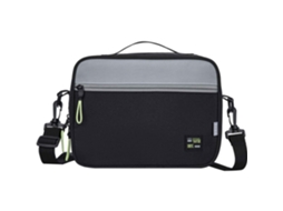 Saco Térmico 15x19,5x26cm Cinza E Preto Long Week Kasa