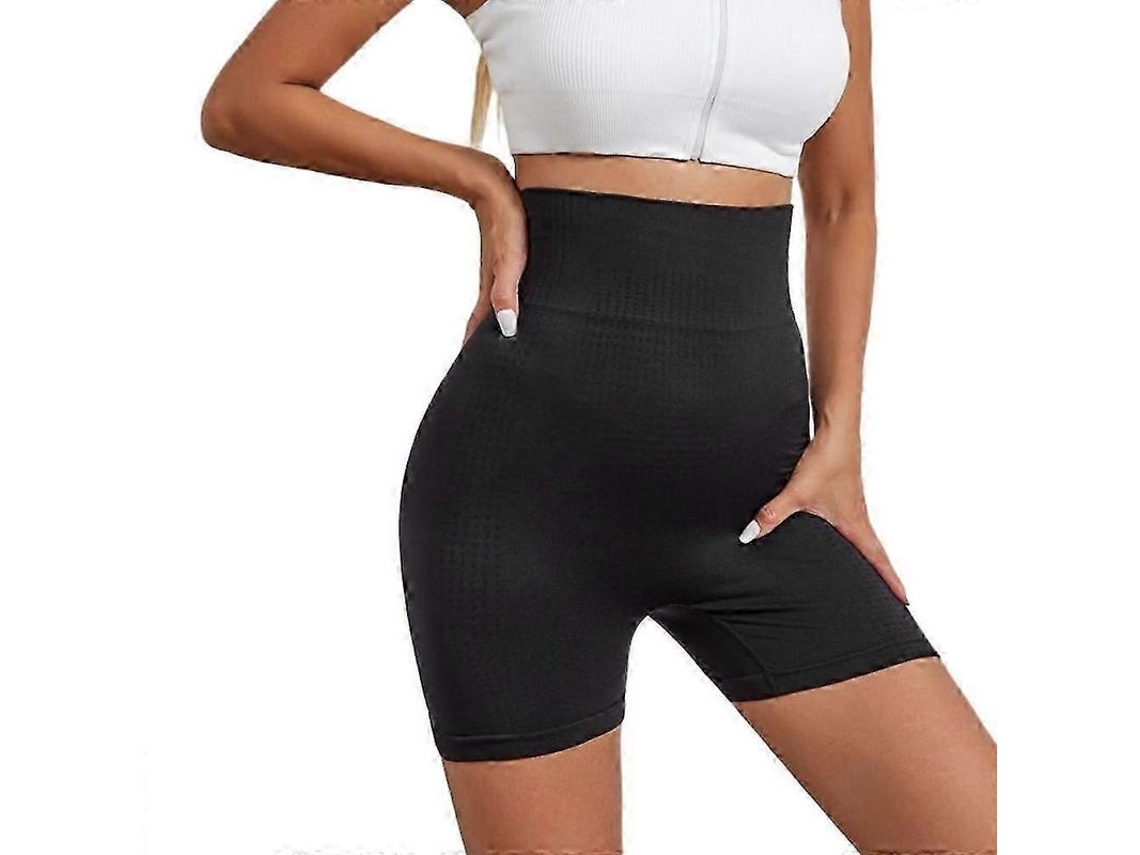 Calcinha Modeladora Feminina com Apoio Abdominal, Eleva Bumbum e Design Anti deslizante 1 Peça Preto