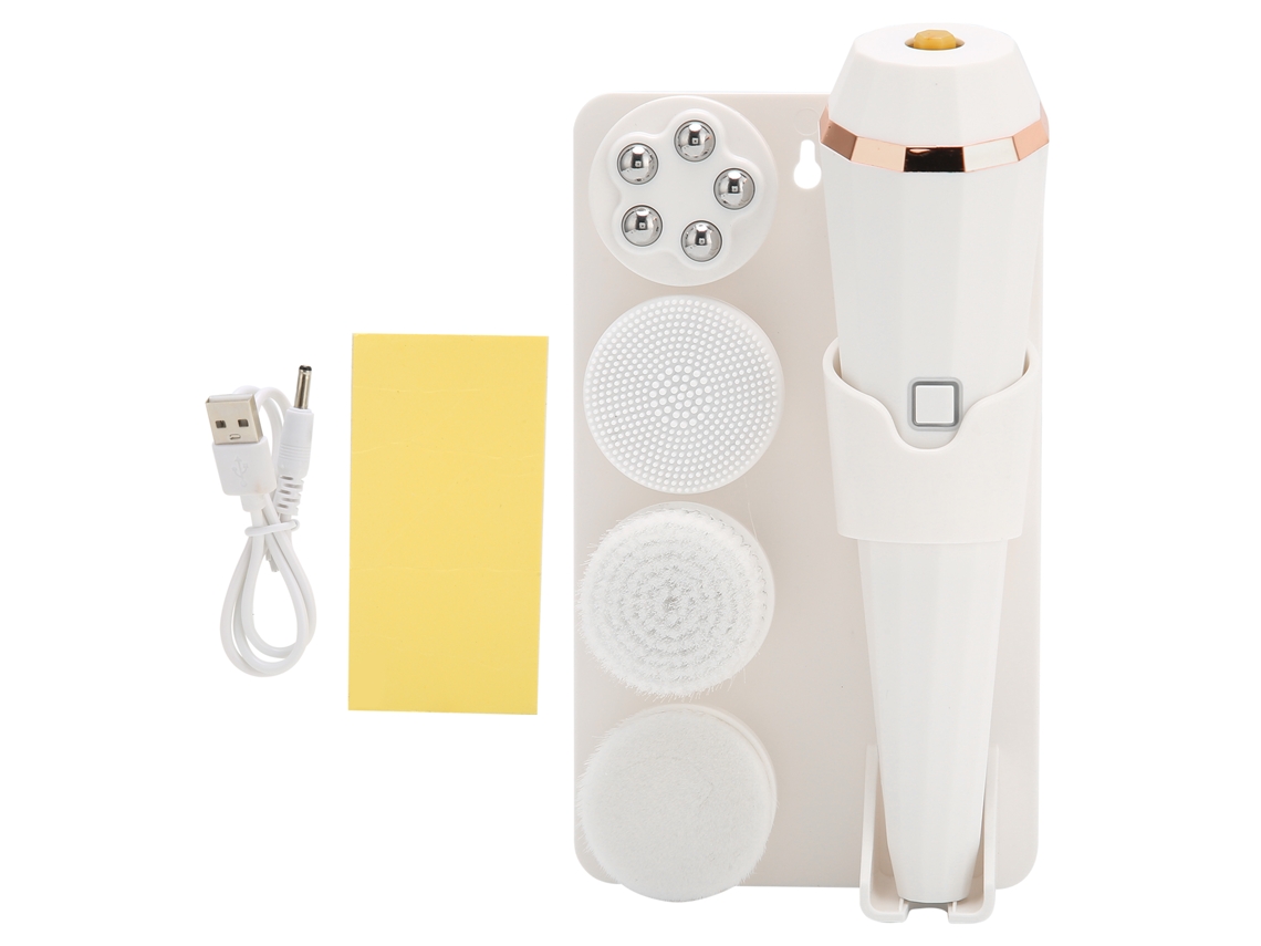 Escova De Limpeza Facial Recarregável Com Rotação 360°