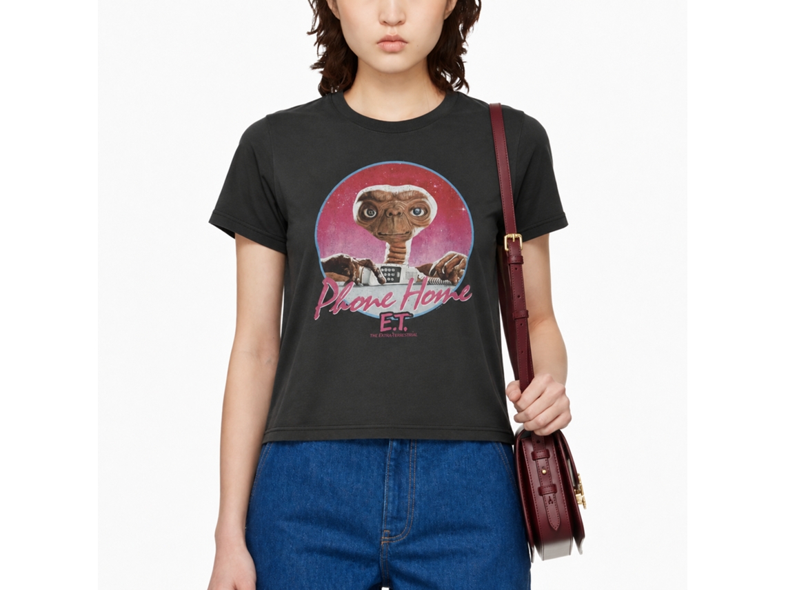 Rockinstone E.t. Phone Home Smoke T-shirt Size:s