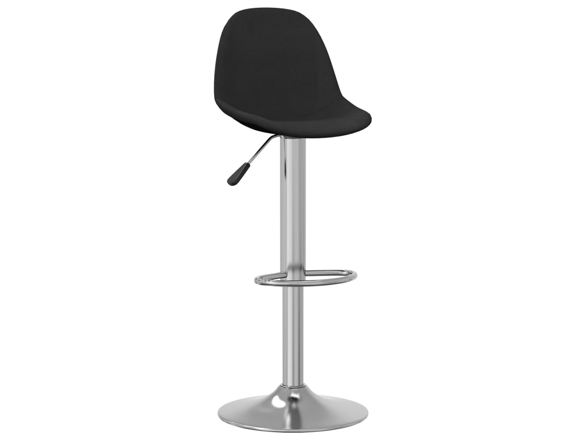 Bancos de Bar 2 Pcs Tecido Preto MAISON EXCLUSIVE