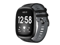 Bracelete Fitbit by Google Versa 3 Pulseira outdoor Preto