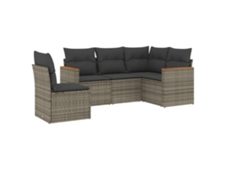 Garden Sofa Set, Garden Sofa Sets Vidaxl Cinzeto Rattan / Vime (n/a)