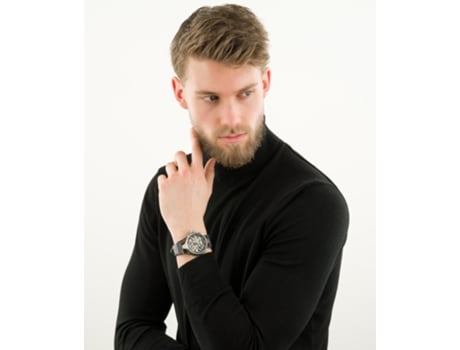 Relógio masculino automático esqueleto LOCMAN