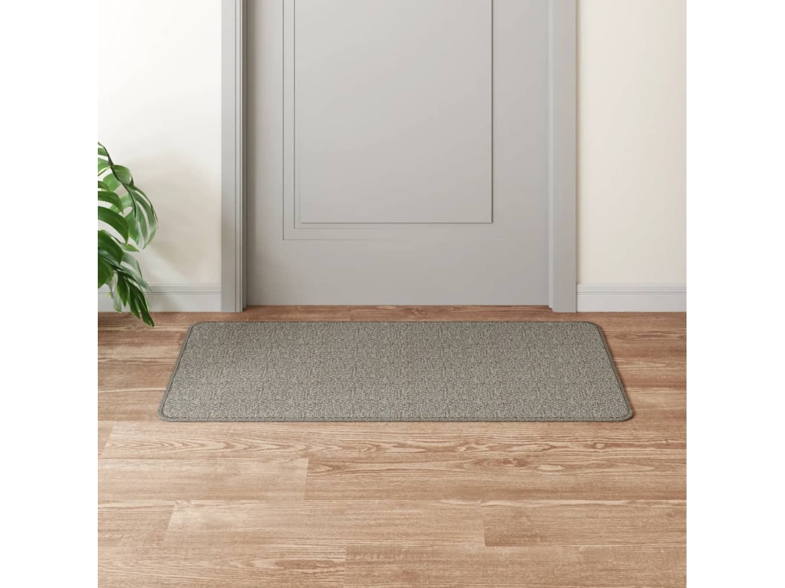 Vidaxl Tapete/passadeira 50x100 Cm Aspeto Sisal Prateado