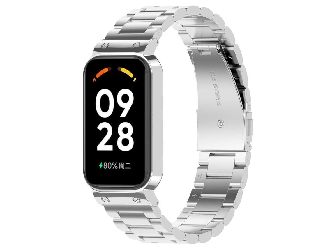 Pulseira Xiaomi Mi Band 8 Prata, Ajuste Suave, Esportivo
