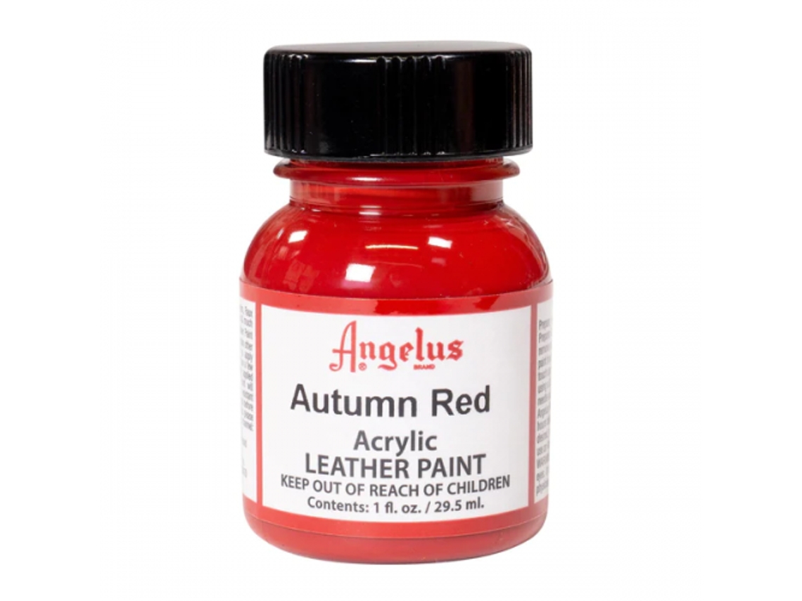 Tinta Couro e pele sintética Angelus 29,5 Ml (Vermelho Outonal 184)