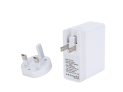 Carregador Portátil De Viagem Wlxx7 Pd Qc3.0 Com Tela Lcd Carregamento Rápido Para Celulares E Laptops (+ Adaptador)