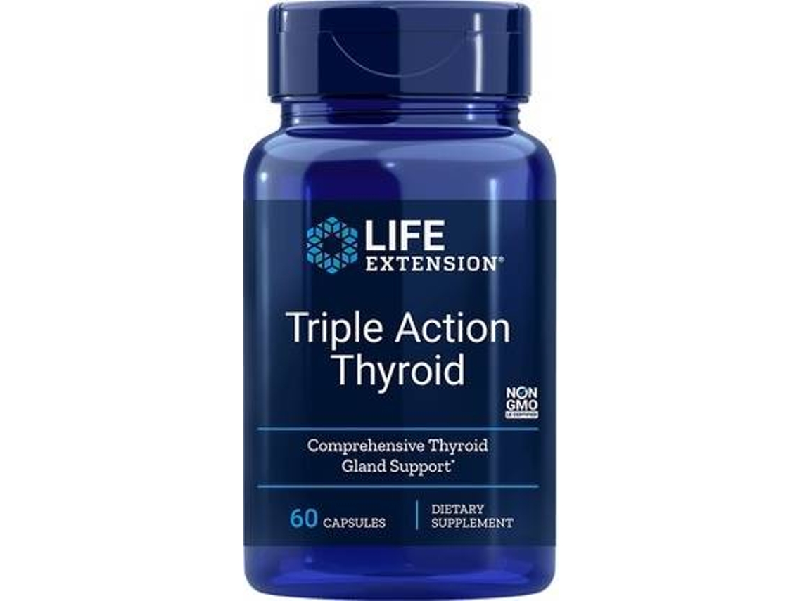 Suplemento Alimentar LIFE EXTENSION Fórmula De Ação Tripla Da Tireóide (60 cápsulas)