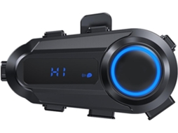 Casque Bluetooth Para De Moto, Áudio Hifi Bluetooth 6.0, Interfone Bidirecional, Dupla Redução Bruto, Lumière